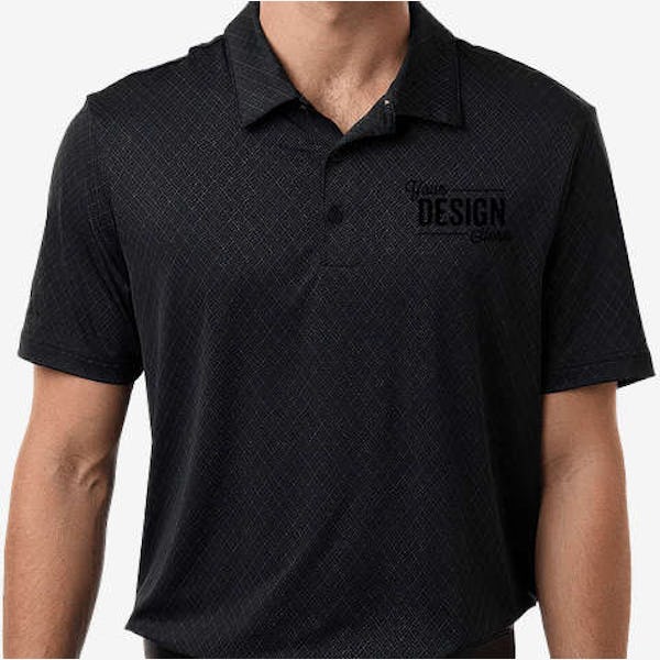 Adidas Recycled Stretch Grid Performance Polo - Carbon