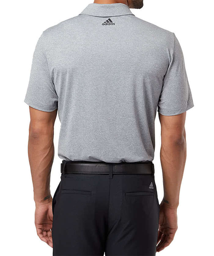 Adidas Floating 3-Stripes UPF 50+ Performance Polo - White / Black