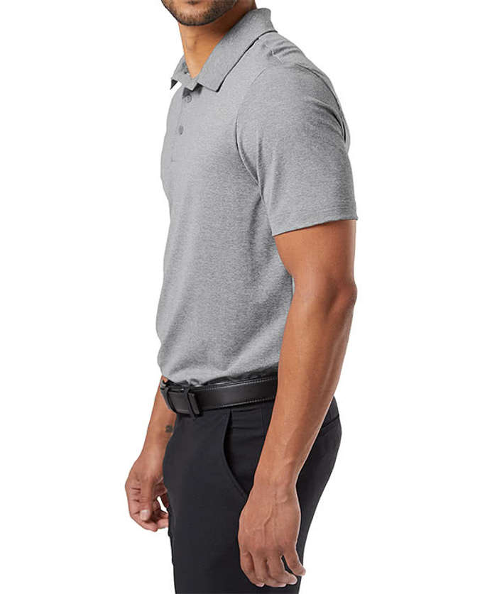Adidas Floating 3-Stripes UPF 50+ Performance Polo - White / Black