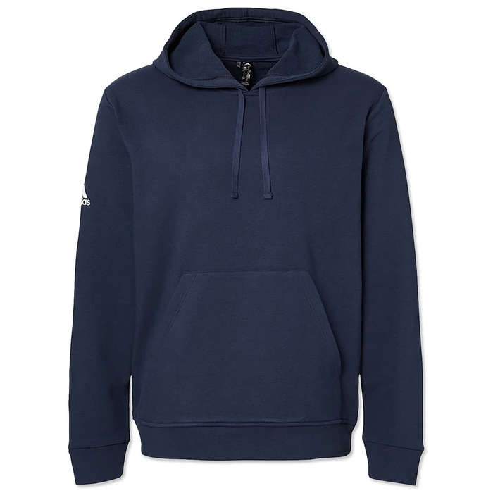 Adidas Recycled Blend Pullover Hoodie - Collegiate Navy