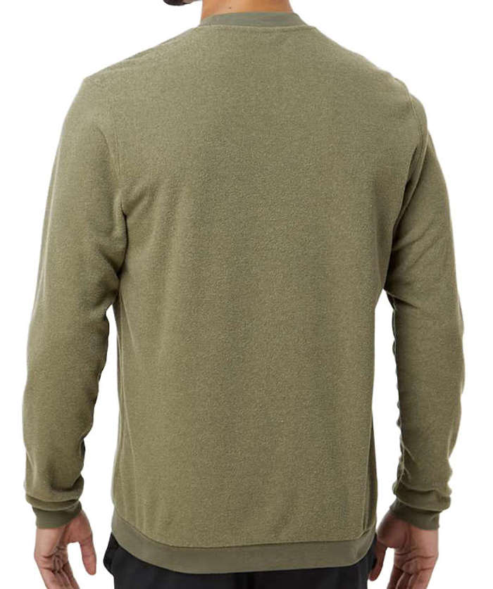 Adidas Terry Loop Recycled Crewneck Sweatshirt - Grey Three