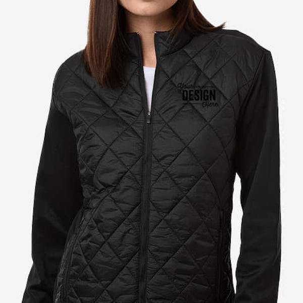 Adidas Women's Ultimate Recycled Quilted Soft Shell Jacket - Black