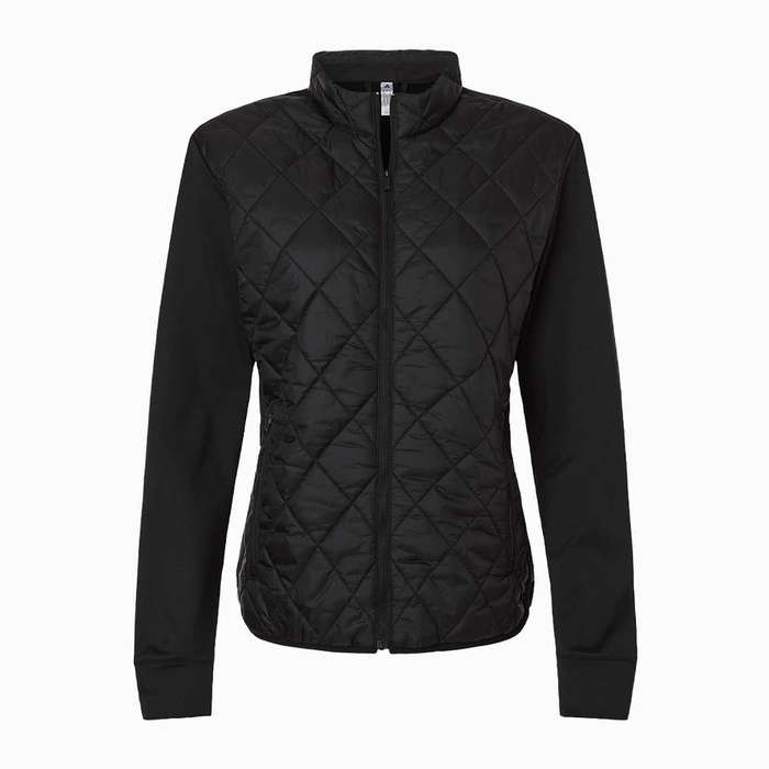 Adidas Women's Ultimate Recycled Quilted Soft Shell Jacket - Black
