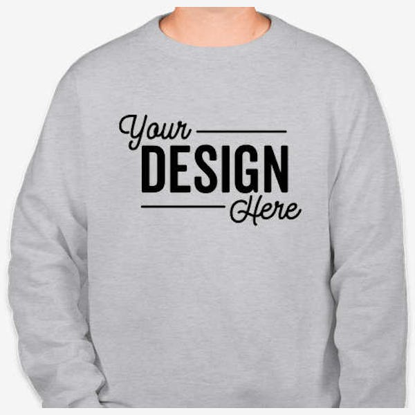 Champion Powerblend Midweight Crewneck Sweatshirt - Silver Grey