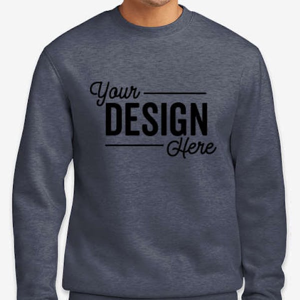 District V.I.T. Crewneck Sweatshirt - Heathered Navy