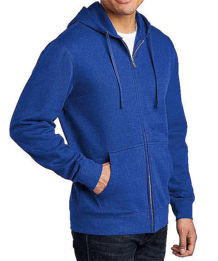 District V.I.T. Zip Hoodie - Embroidered - Heathered Olive 4 District V.I.T. Zip Hoodie - Embroidered - Heathered Olive
