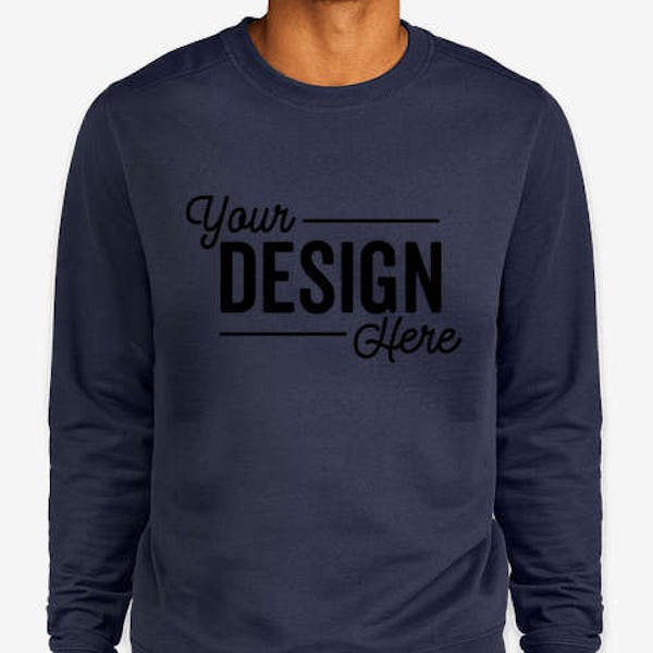 District Re-Fleece Crewneck Sweatshirt - True Navy