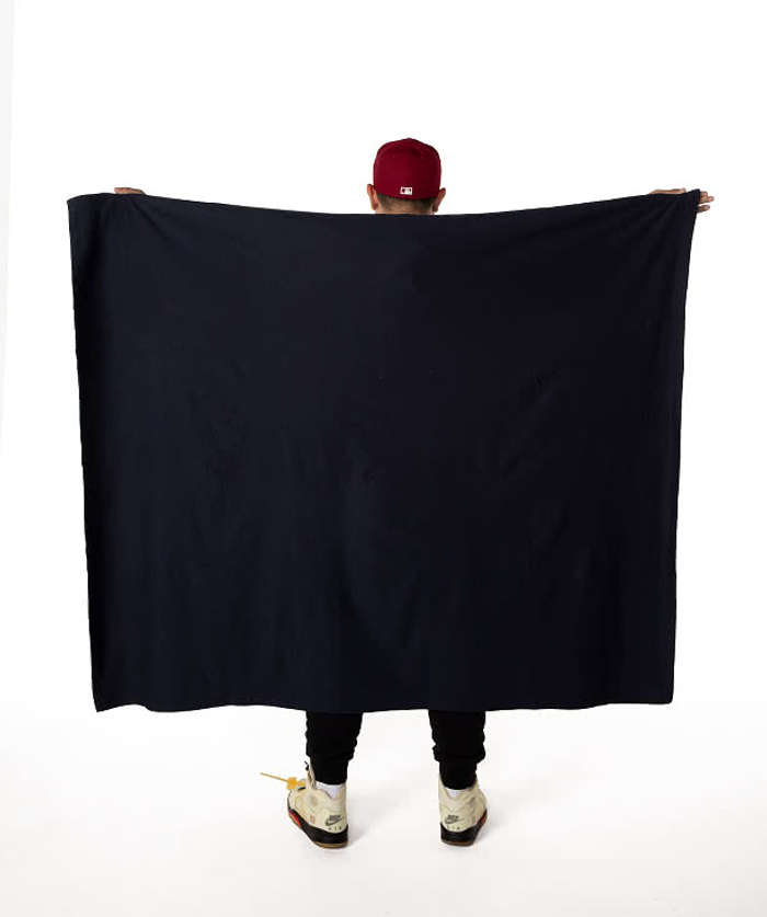 District Re-Fleece Blanket - Light Heather Grey