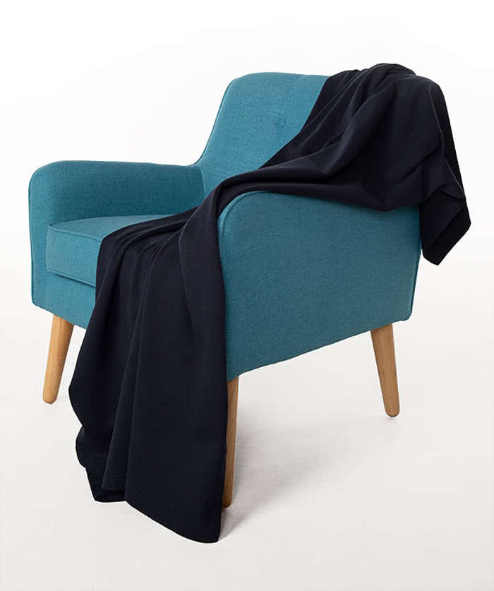 District Re-Fleece Blanket - Light Heather Grey