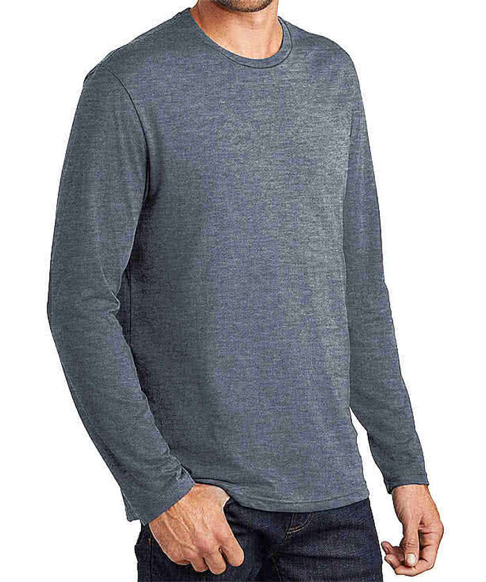 District Perfect Weight Long Sleeve T-shirt - Bright White