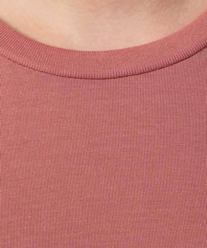 Bella + Canvas Women's Flowy Crop T-shirt - Heather Navy