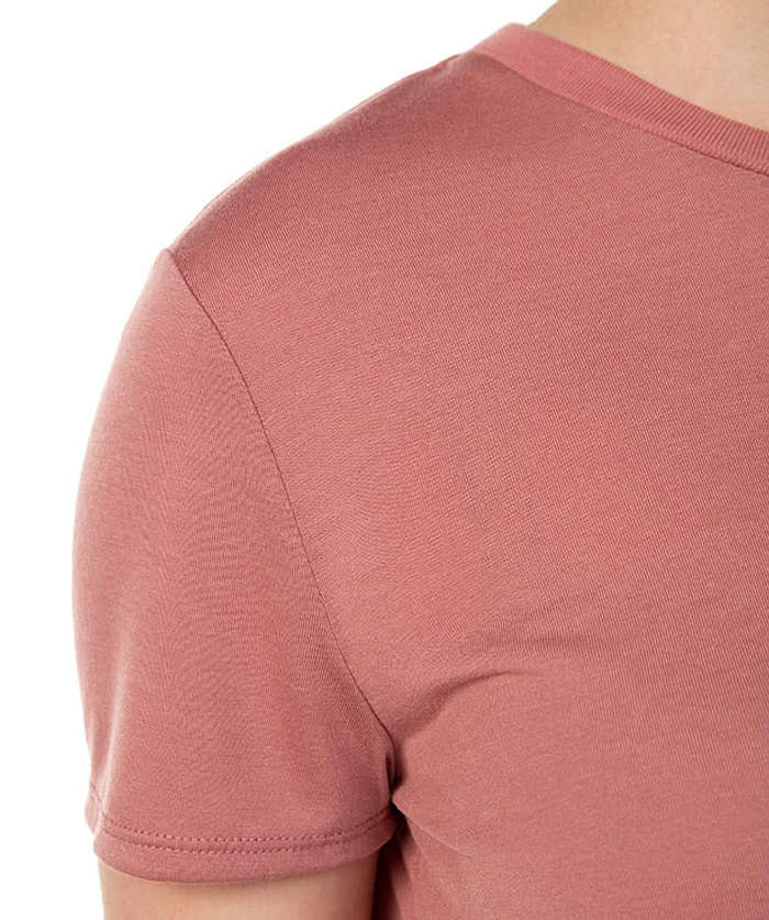 Bella + Canvas Women's Flowy Crop T-shirt - Heather Navy
