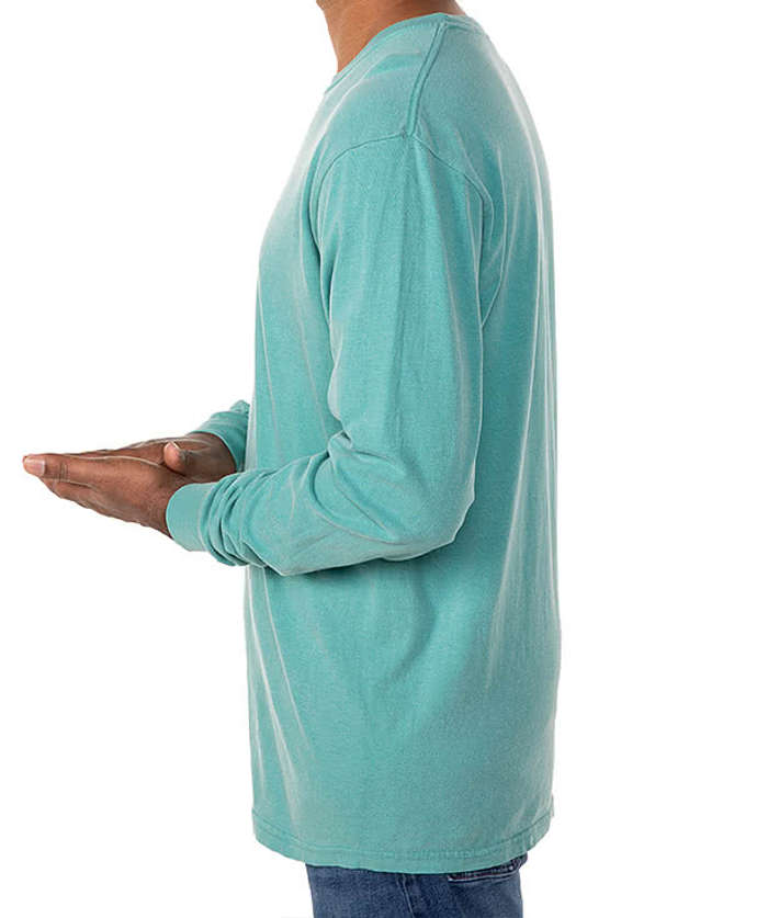 Comfort Colors 100% Cotton Long Sleeve Shirt - Seafoam 5 Comfort Colors 100% Cotton Long Sleeve Shirt - Seafoam