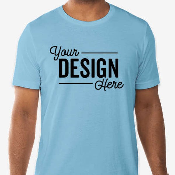 Bella + Canvas Jersey T-shirt - Carolina Blue