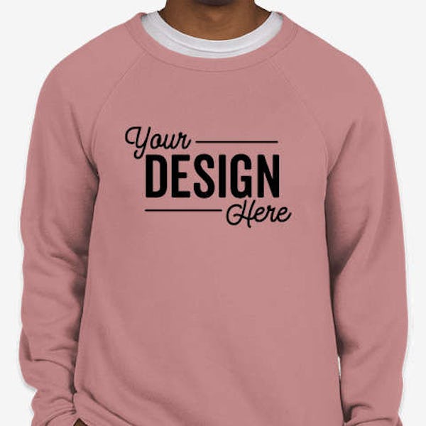 Bella + Canvas Ultra Soft Crewneck Sweatshirt - Mauve