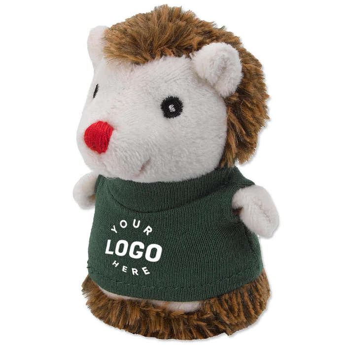 4" Shorty Hedgehog Plush Animal - White