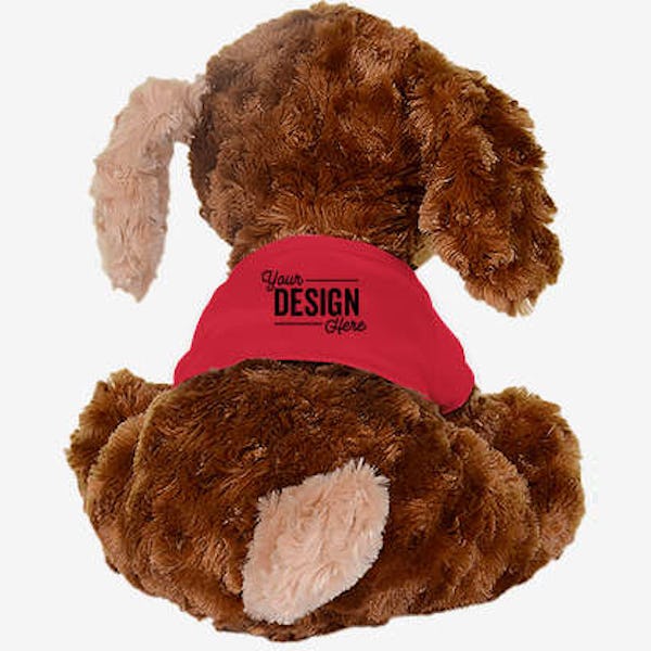 10" Luke Dog Plush Animal - Red
