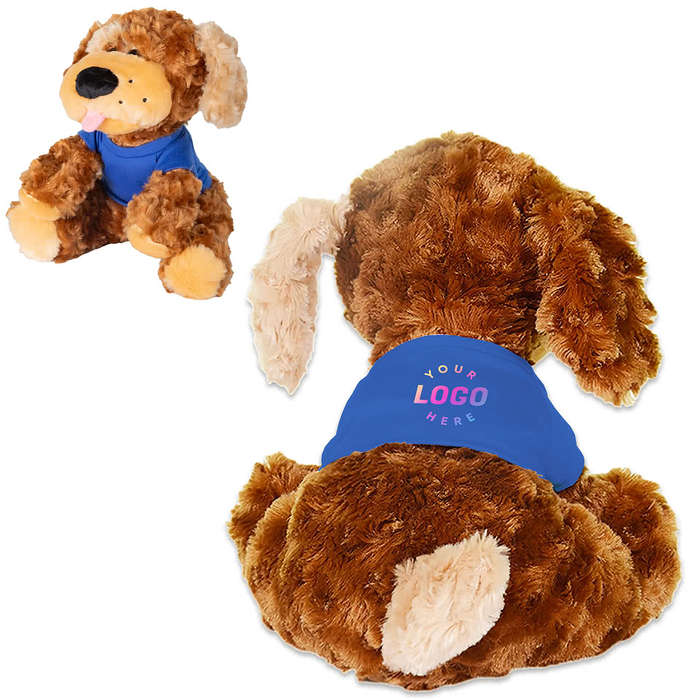 10" Luke Dog Plush Animal - Red
