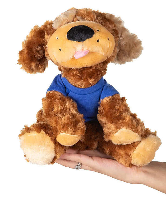 10" Luke Dog Plush Animal - Red 3 10" Luke Dog Plush Animal - Red
