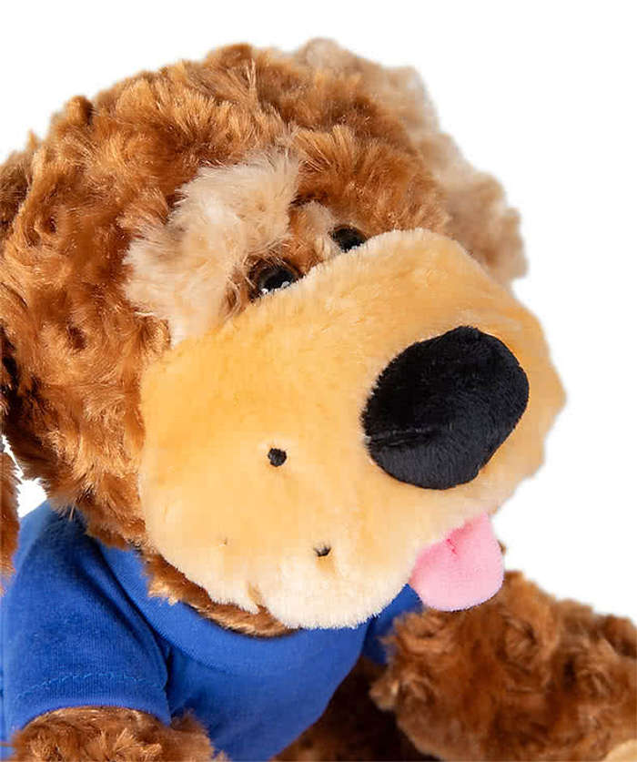 10" Luke Dog Plush Animal - Red 4 10" Luke Dog Plush Animal - Red