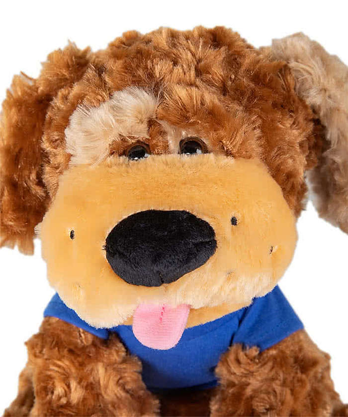 10" Luke Dog Plush Animal - Red 5 10" Luke Dog Plush Animal - Red