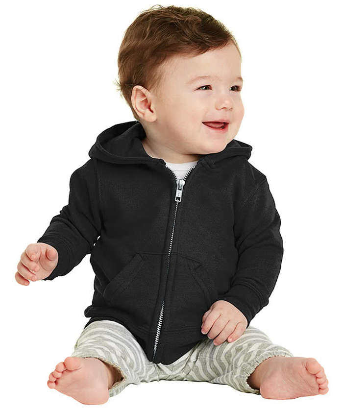 Port & Company Infant Core Zip Hoodie - Athletic Heather