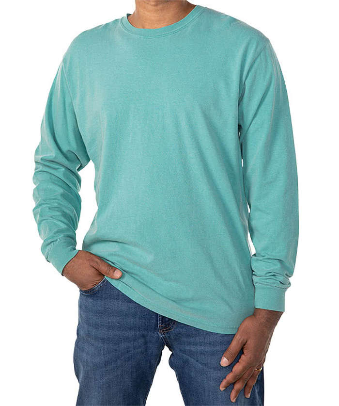 Comfort Colors 100% Cotton Long Sleeve Shirt - Terracotta