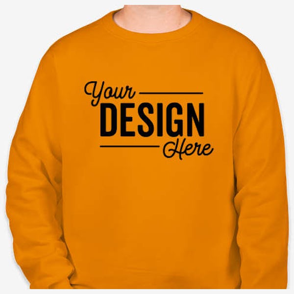 Champion Powerblend Midweight Crewneck Sweatshirt - Gold