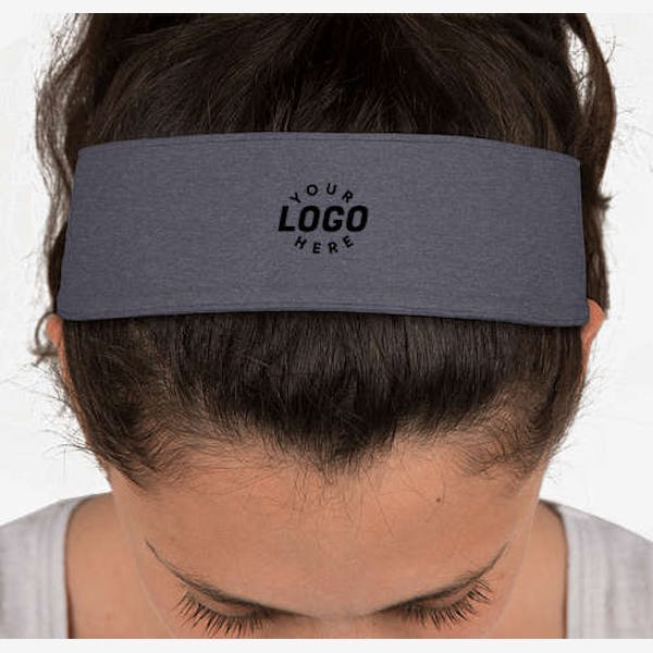 Sport-Tek Heather Contender Headband - Navy Heather