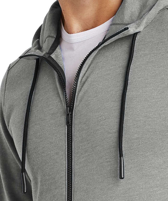 New Era Tri-Blend Zip Hoodie - Royal Heather 6 New Era Tri-Blend Zip Hoodie - Royal Heather