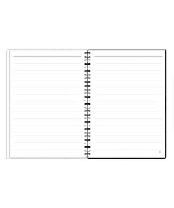 Circle JournalBooks ® Spiral Notebook - Black