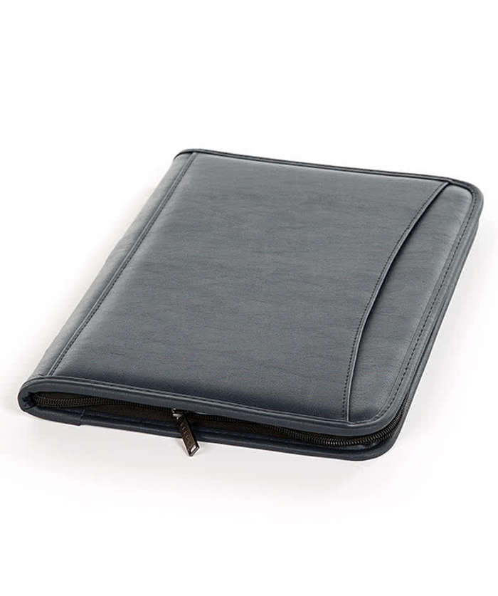 DuraHyde Zippered Padfolio - Blue 3 DuraHyde Zippered Padfolio - Blue