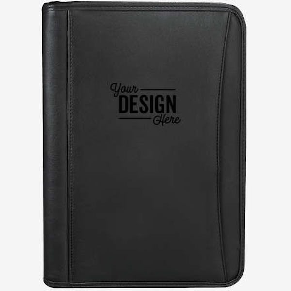 Debossed DuraHyde Padfolio - Black
