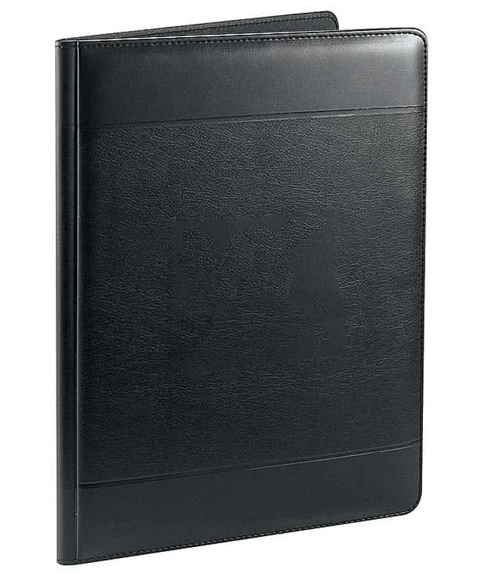 Debossed Windsor Impressions Padfolio - Black