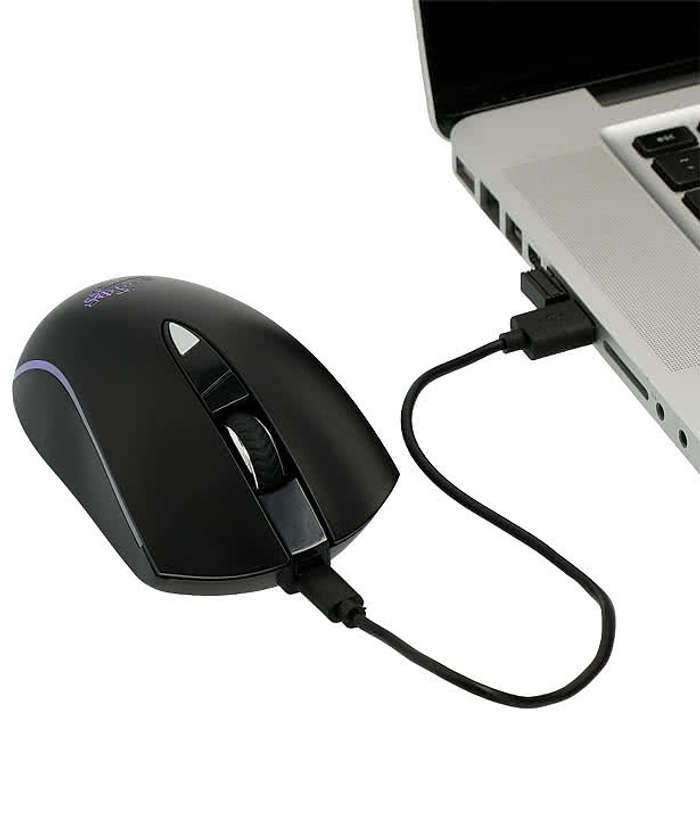 Laser Engraved Light Up Logo Wireless Optical Mouse - Black 3 Laser Engraved Light Up Logo Wireless Optical Mouse - Black