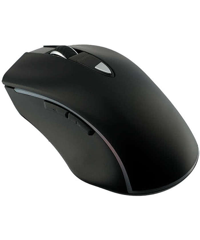 Laser Engraved Light Up Logo Wireless Optical Mouse - Black 4 Laser Engraved Light Up Logo Wireless Optical Mouse - Black