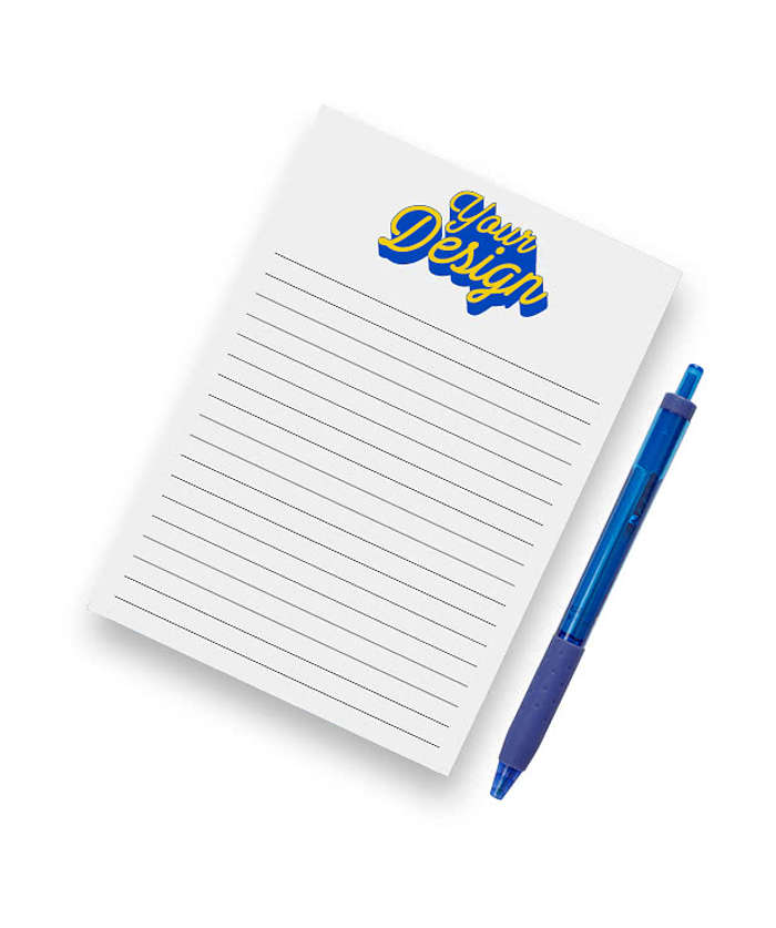 Full Color Souvenir 5" x 7" Lined Scratch Pad - 25 sheets/pad (Case of 250) - White 3 Full Color Souvenir 5" x 7" Lined Scratch Pad - 25 sheets/pad (Case of 250) - White