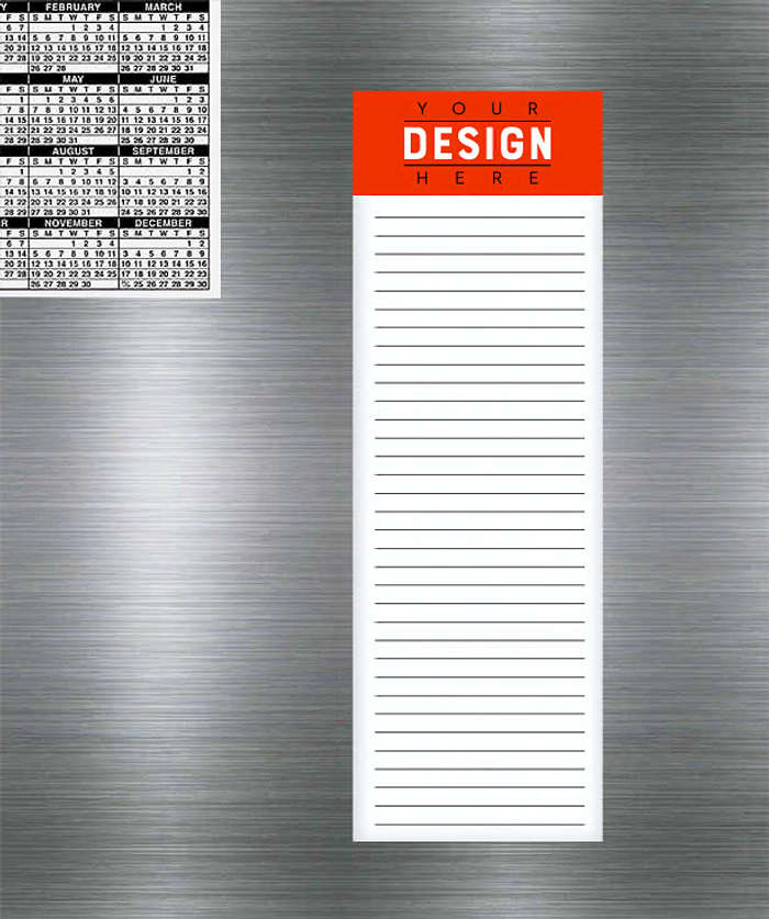 Full Color Souvenir 3" x 9" Magnetic Scratch Pad - 25 sheets/pad (Case of 500) - White 4 Full Color Souvenir 3" x 9" Magnetic Scratch Pad - 25 sheets/pad (Case of 500) - White