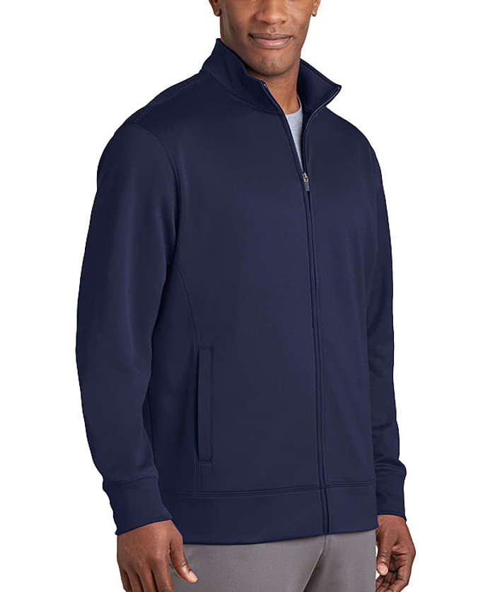 Sport-Tek Sport-Wick Tech Fleece Full Zip Jacket - Silver 3 Sport-Tek Sport-Wick Tech Fleece Full Zip Jacket - Silver