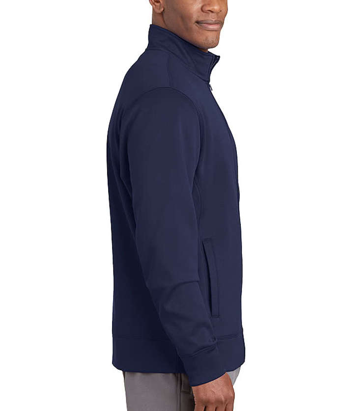 Sport-Tek Sport-Wick Tech Fleece Full Zip Jacket - Silver 5 Sport-Tek Sport-Wick Tech Fleece Full Zip Jacket - Silver