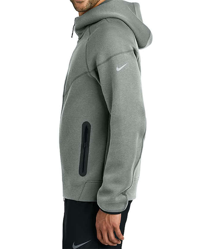 Nike Tech Fleece Zip Hoodie - Dark Grey Heather