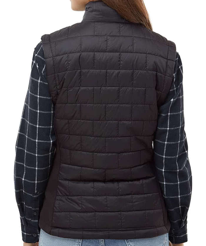 Burnside Women's Quilted Puffer Vest - Black