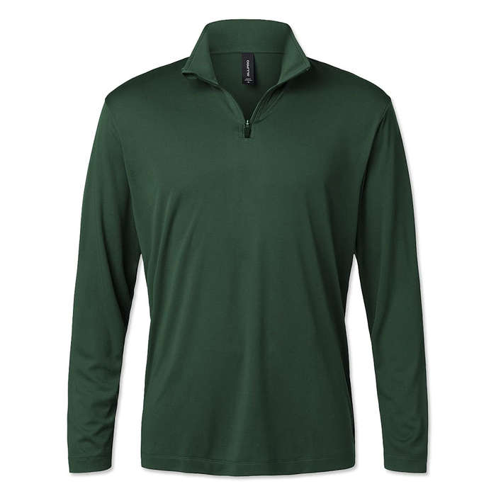 AllPro Pro-Lock UPF 50 Quarter Zip Performance Shirt - Royal