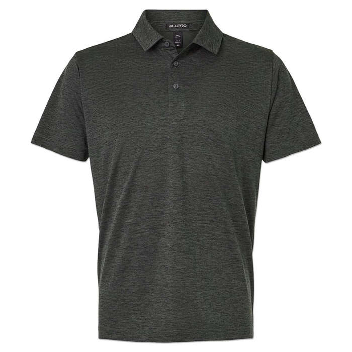 AllPro Pro-Lock Melange Performance Polo - Royal Melange