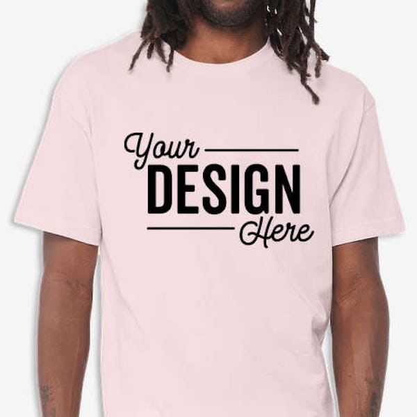 Bella + Canvas Drop Shoulder Heavyweight T-shirt - Soft Pink
