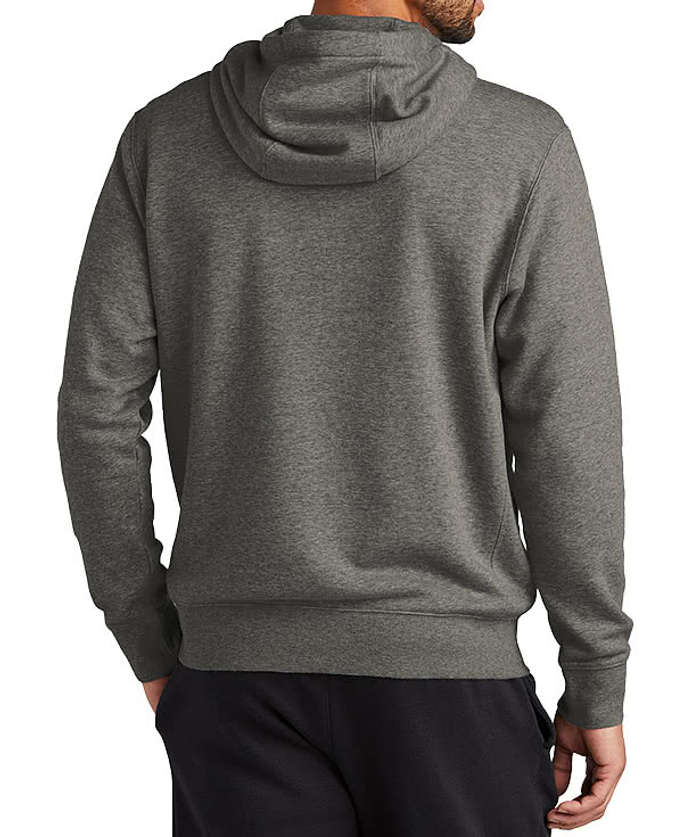 Nike Club Fleece Sleeve Swoosh Zip Hoodie - University Red