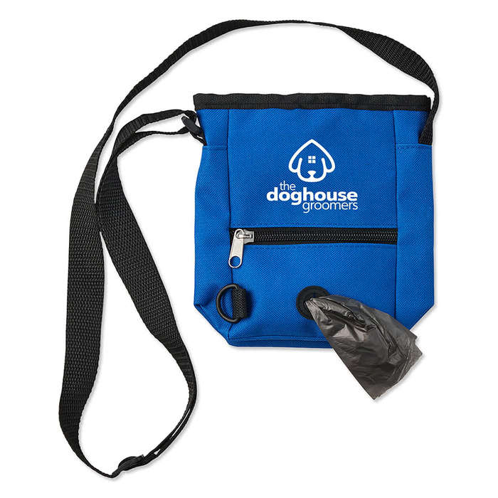 3-in-1 Pet Treat Carrier with Disposable Bags - Black