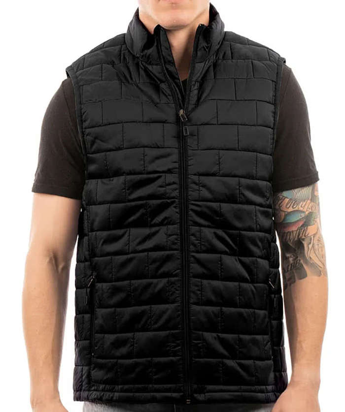 Burnside Quilted Puffer Vest - Steel 4 Burnside Quilted Puffer Vest - Steel