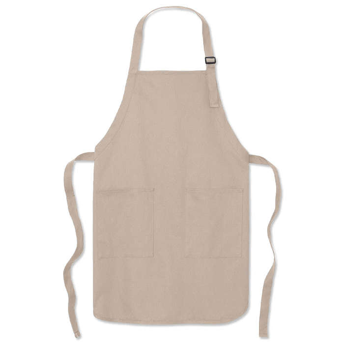 Port Authority Cotton Twill Two-Pocket Full Length Apron - Maroon