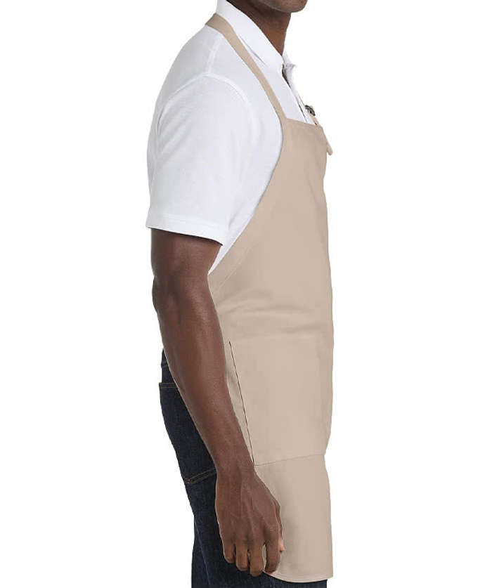 Port Authority Cotton Twill Two-Pocket Full Length Apron - Maroon 4 Port Authority Cotton Twill Two-Pocket Full Length Apron - Maroon